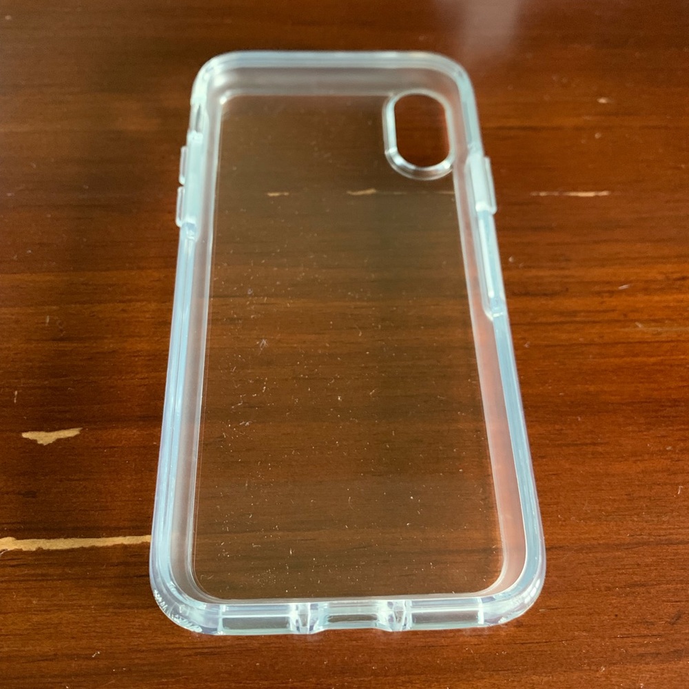 Otter box symmetry white and clear case